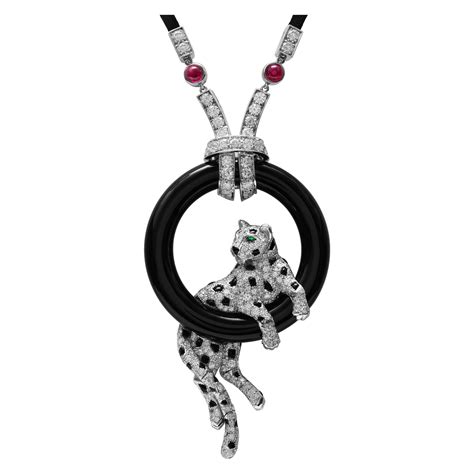 The intricate details of Cartier's talisman necklace pendants